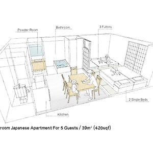 One-Bedroom Japanese Apartment 5